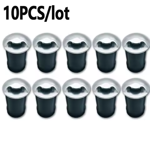 10PCS Waterproof 1W 3W 5W LED Garden Buried AC85-265V Outdoor Recessed Deck Light Underground Lamp Sidewalk Lighting DC12V