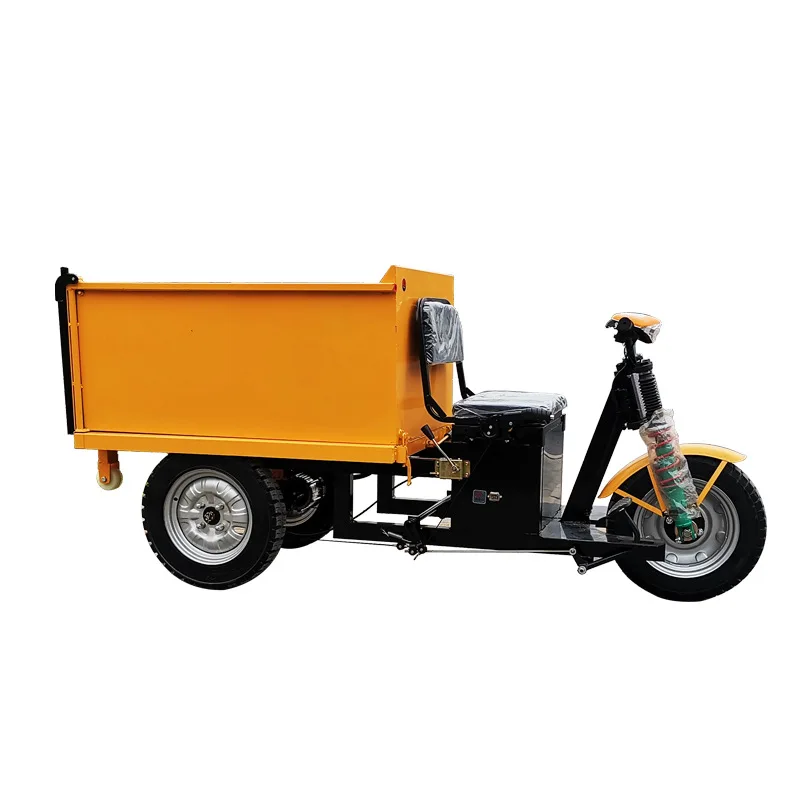 72V multi-function cycling electric construction vehicle, three-wheeled tool vehicle
