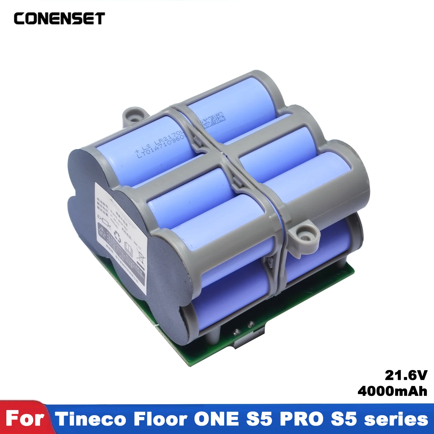 

21.6V 4000mAh Replacement Battery For Tineco FLOOR ONE 2.0 S5 PRO 2 S5 Smart S5 Steam Floor Scrubber Accessories Parts