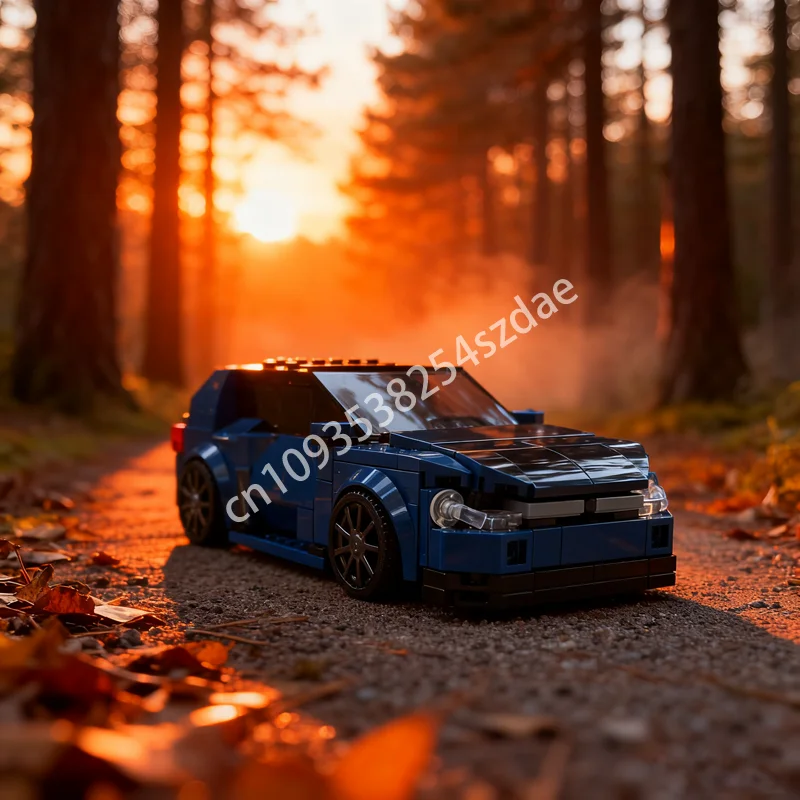 302 قطعة MOC VW Golf GTI City Champions نموذج اللبنات هدية الكريسماس لعبة الهندسة المعمارية تجميع فكرة التعليم الطوب الاطفال #1