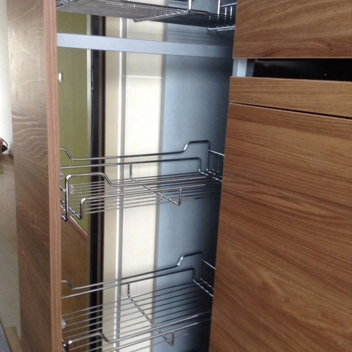 Multi-layer tall cabinet narrow cabinet multi-functional storage pull-out basket Cabinet storage monster pull-out basket