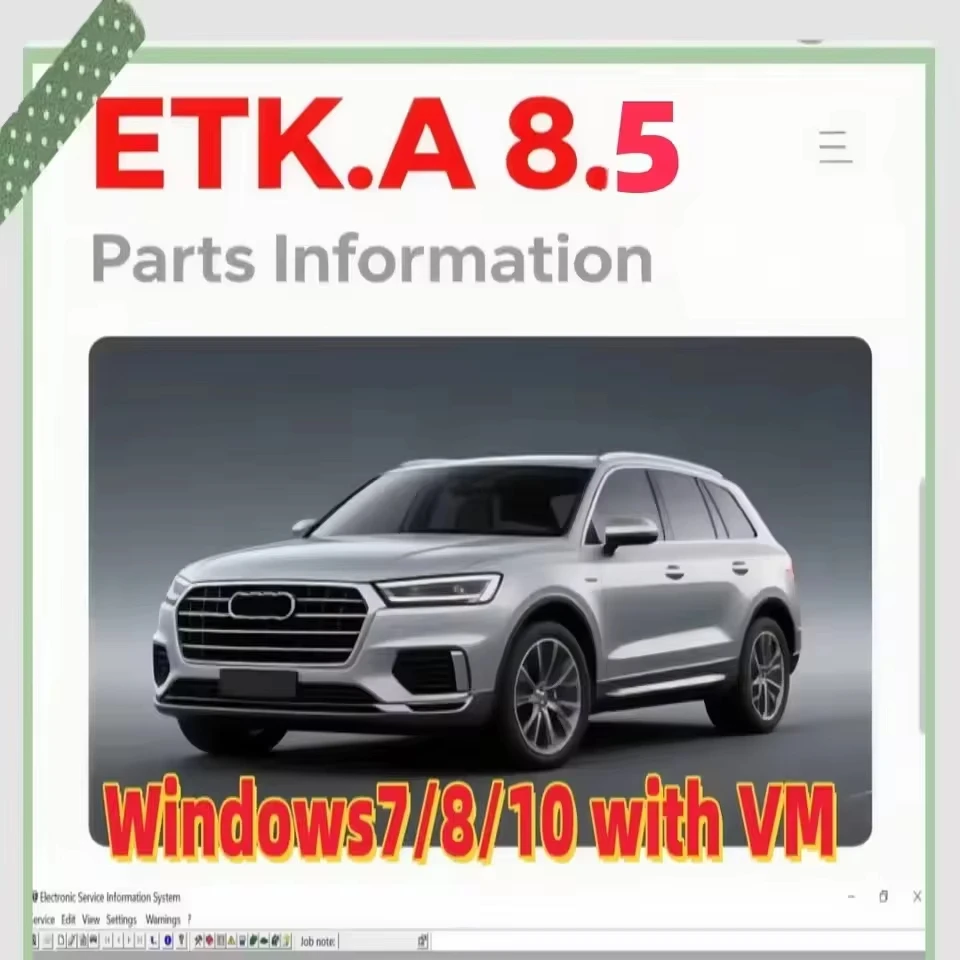 

Etka 8.5 +ElSawins 6.0 Auto Repair Software Electronic Parts Catalogue Newest Version for Group Vehicles Automotive Repair