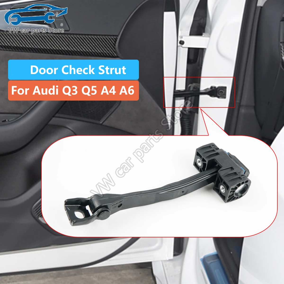 8K0837249D 8K0839249D 4G0837249A 4G0839249A Door Check Strut For Audi Q3 Q5 A4 A6 8U0837249C 8R0837249F