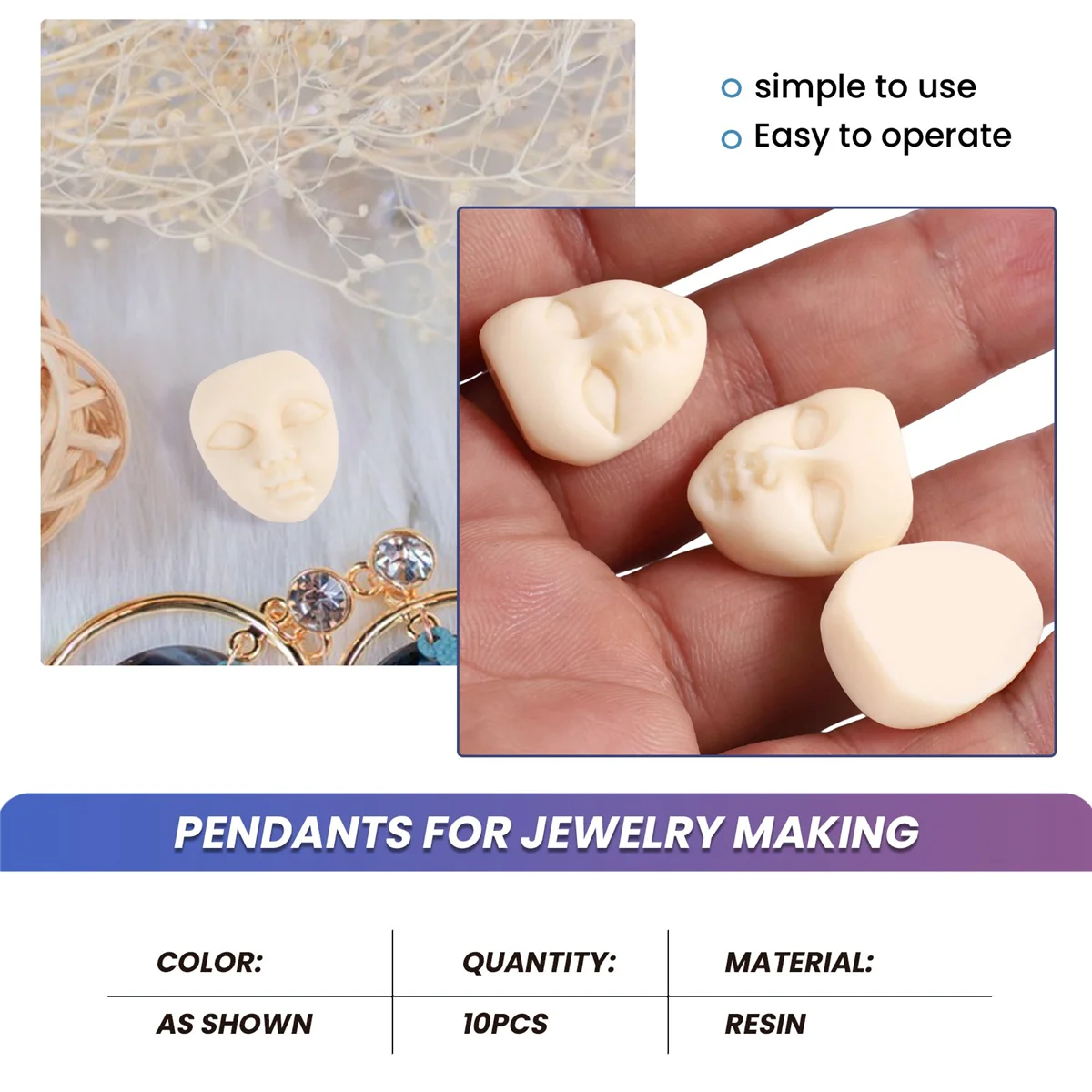Hot New 10Pcs Mini Masks Resin Mask Flatback Cabochon Beige Girl Face Flatback Scrapbooking Diy Hair Bow Center Crafts Making