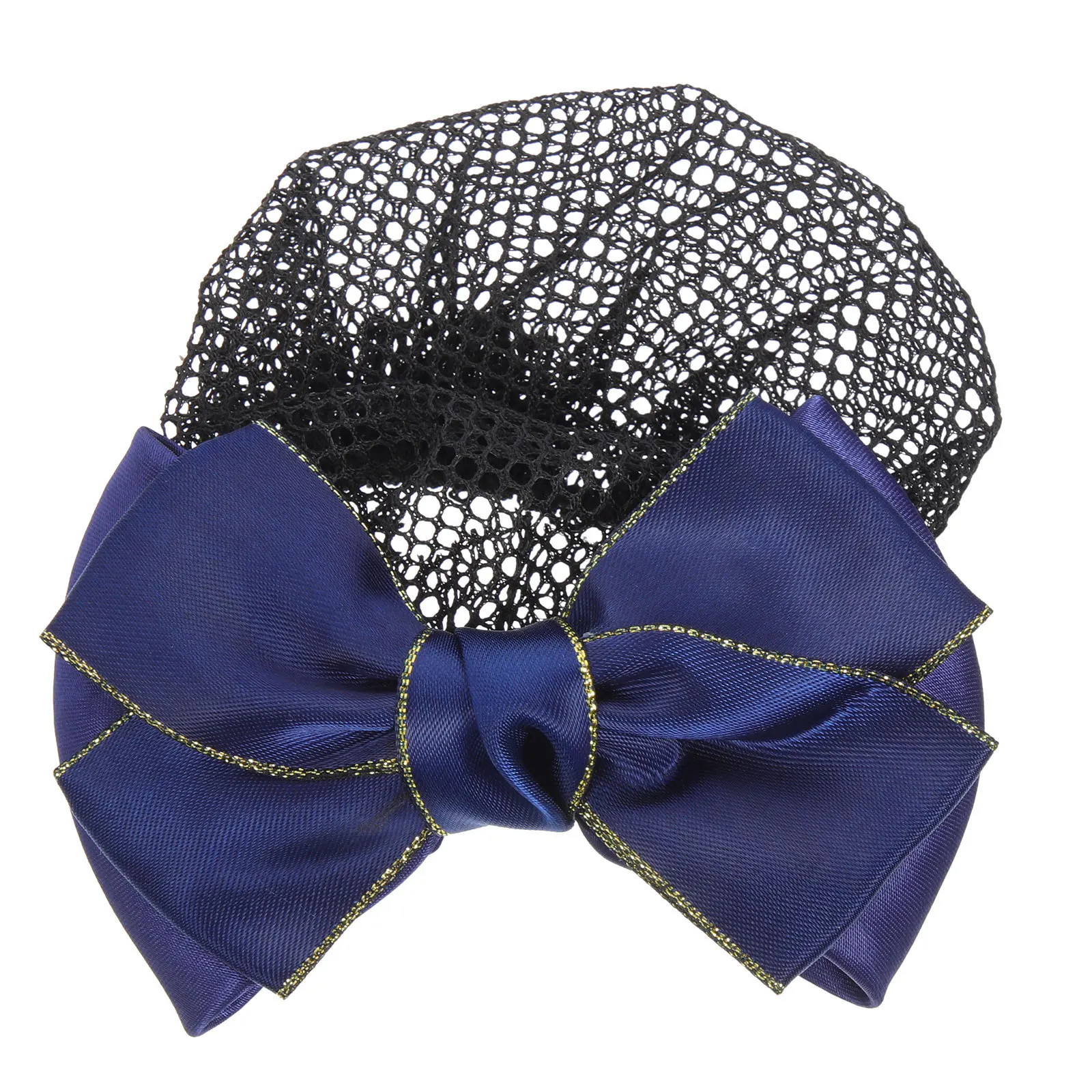 

Bowknot Bun Hair Cover Net for Nurse Stewardess Bank Clerk Ballet Dancer Professional Women Hairnets Thin Thick Hair Net