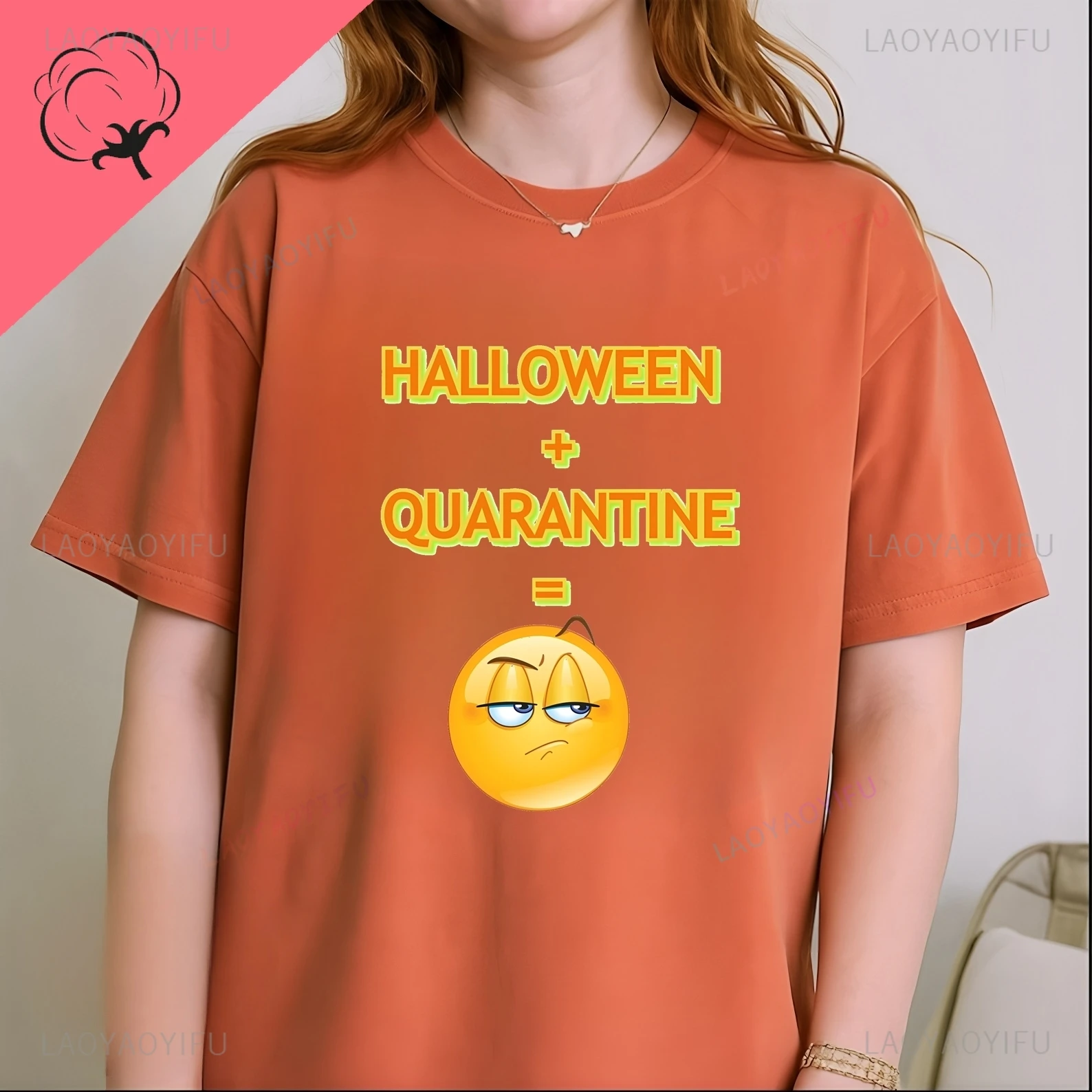 Mad Halloween - قميص نكتة الهالوين المجنون - قميص بأكمام قصيرة مناسب لكل من الرجال والنساء. تي شيرت منقوش من القطن الخالص. #4