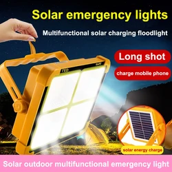 Solar Charging Emergency Light Solar Portable Floodlight Outdoor Multifunctional Emergency Light Portable Emergency Light