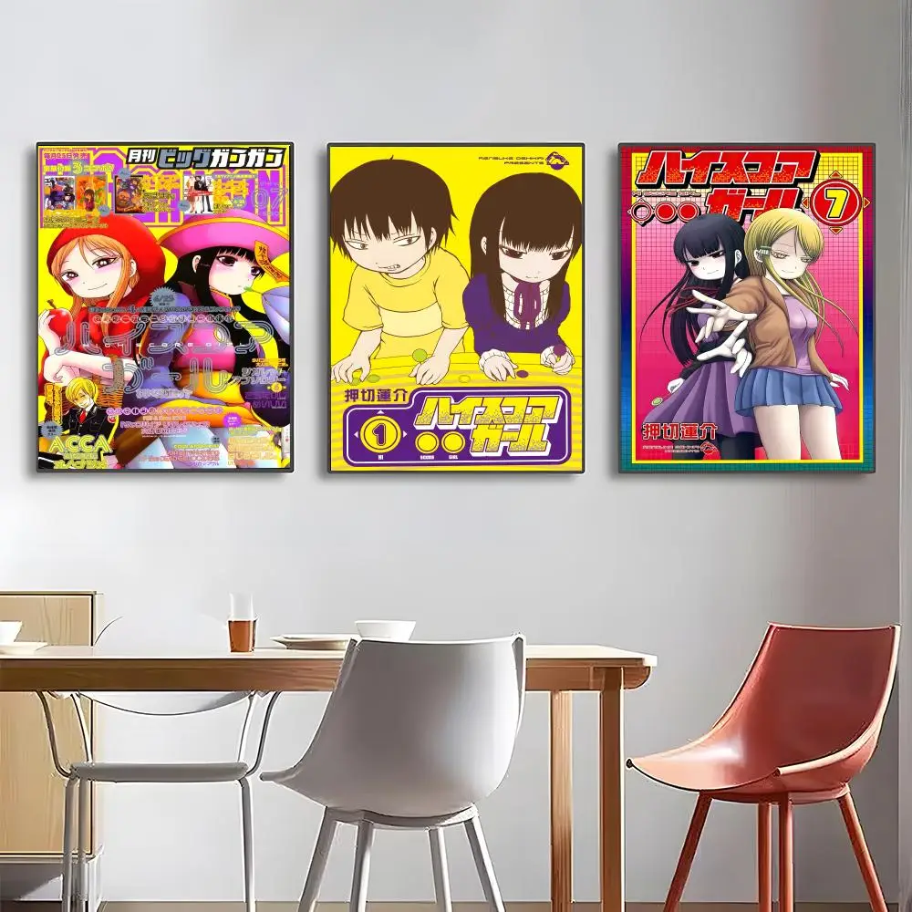 Anime H-Hi S-Score Girl Poster High-definition posters, wall art for living room and home decor.