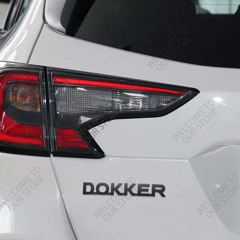 ثلاثية الأبعاد معدن ل Dokker Stepway DCI فان شعار سيارة شارة ديكور الخلفي الجذع ملصق شعار لاصقة تزيين اكسسوارات السيارات