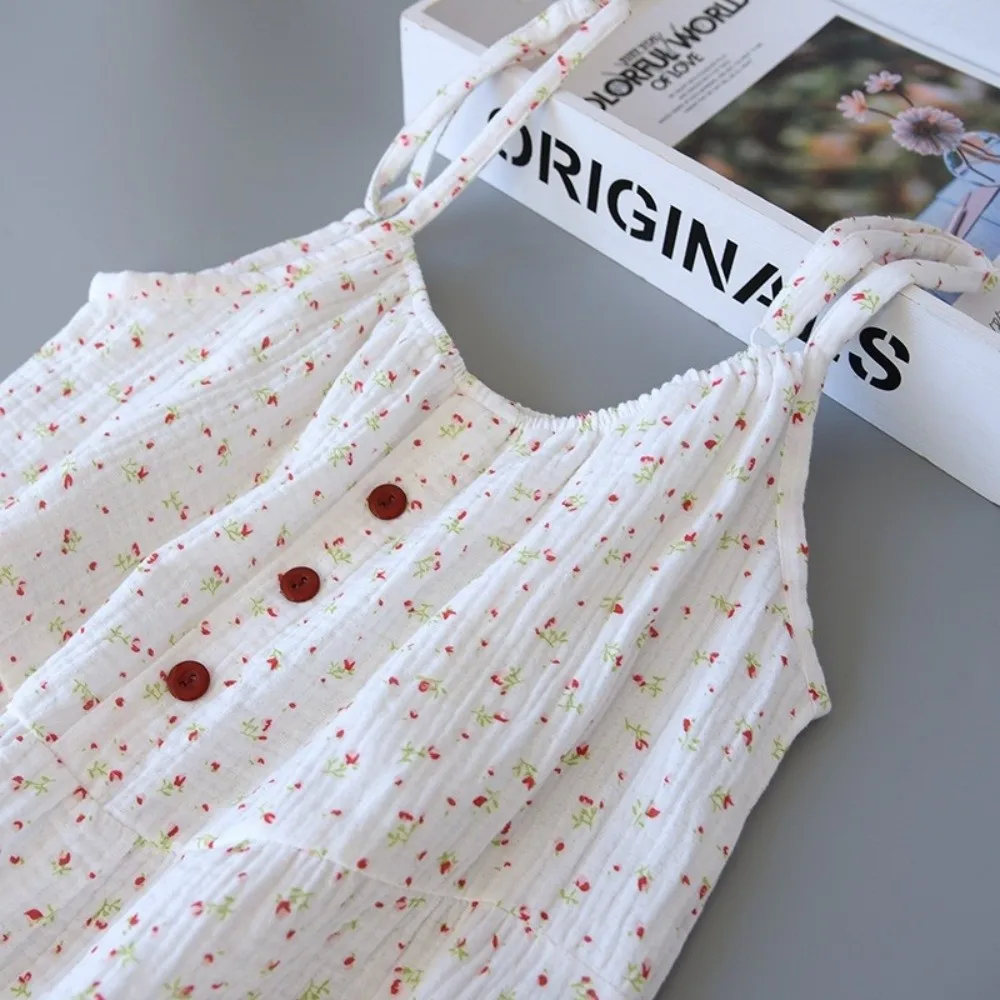 New Soft Floral Print Nightgown Casual Elegant Sleeping Skirt Comfortable Women's Nightgown Home Wear