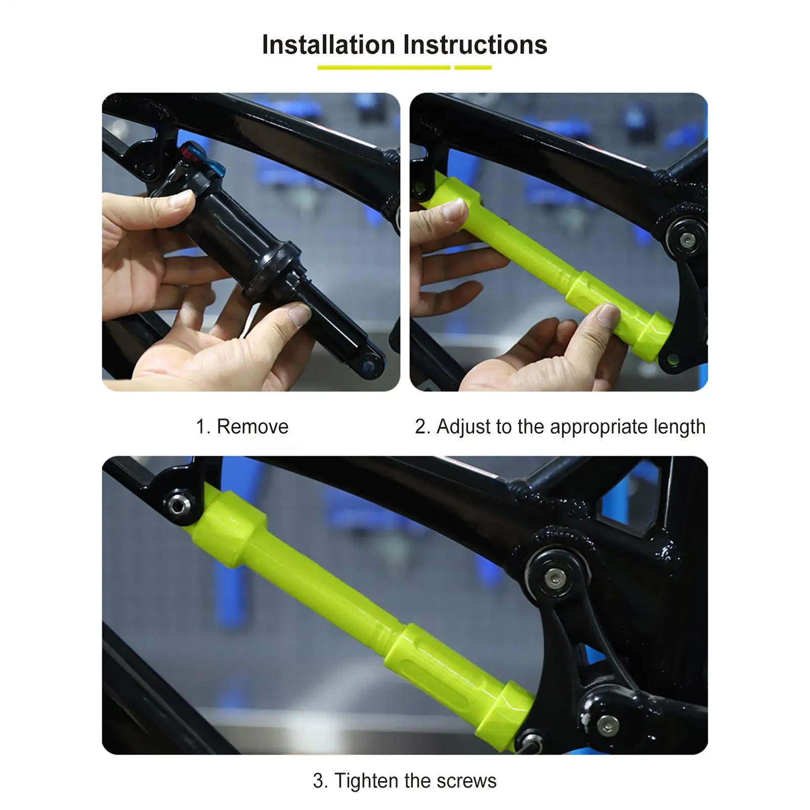 Rear Shocks And Struts Lightweight Replacement Repair Tools Mountain Bike Shock Struts Tools For Road Folding Electric Travel