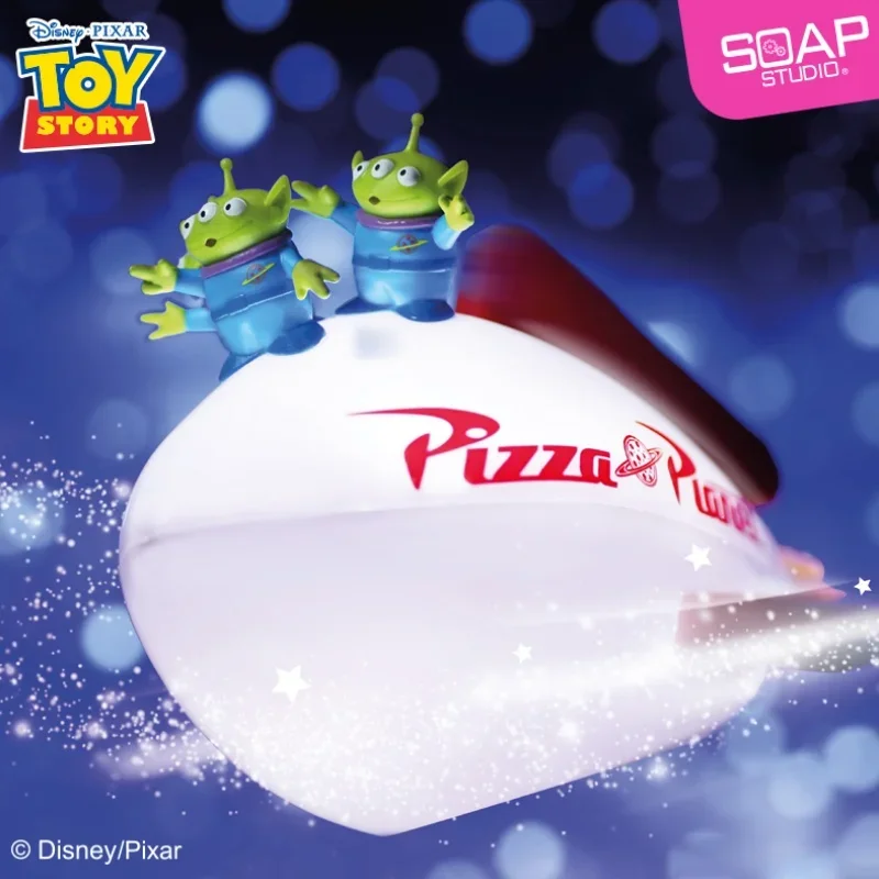 Genuine Disney Alien Pizza Planet Usb Night Light Toy Story Series Bedside Light Cartoon Anime Peripheral Decoration Gift Toy