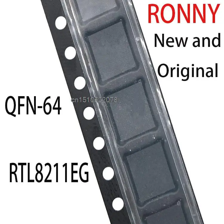 5PCS New and Original   QFN-64 RTL8211EG