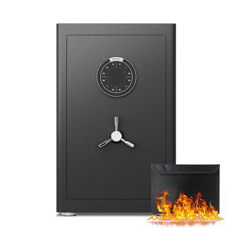 

2.0 Cubic Foot Home Safe Fireproof Document Bag Heavy Duty Steel Security Safe Numeric Keypad 3 Ways to Unlock Bedroom Furniture