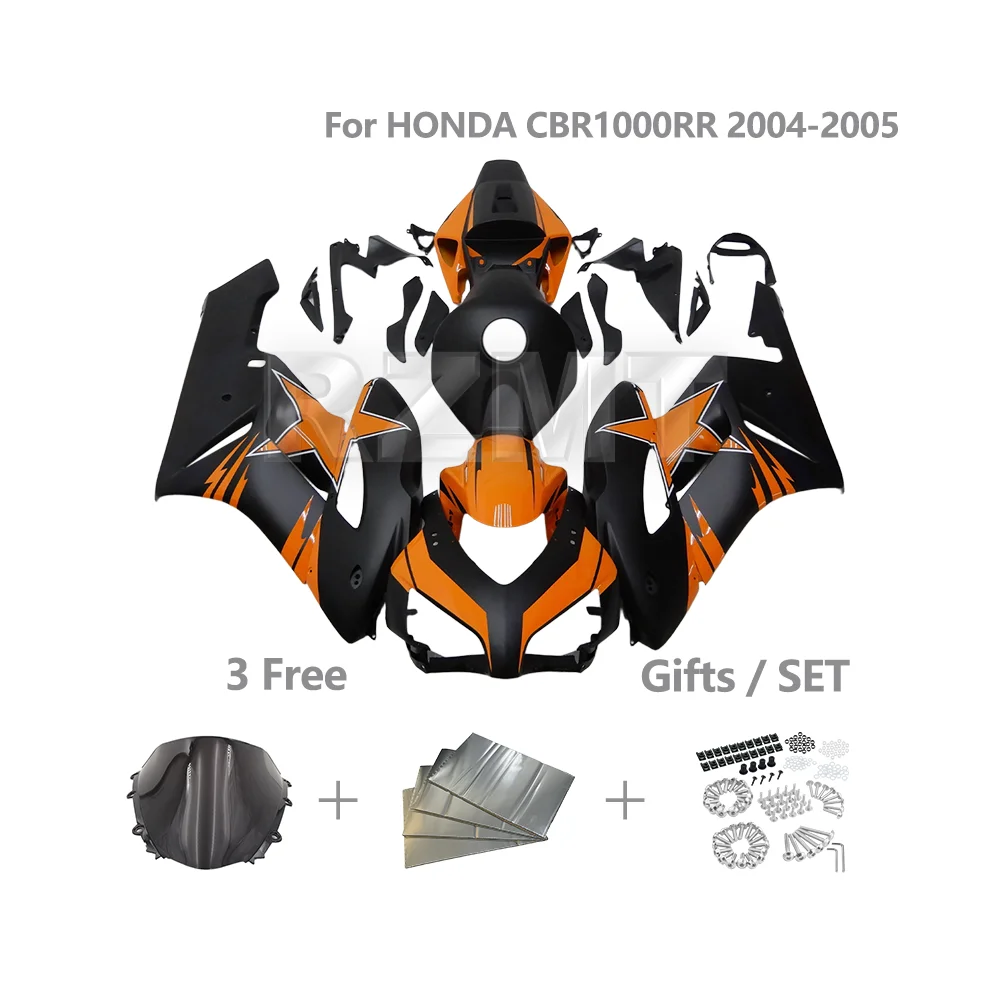 

Motorcycle Fairing Kit FOR HONDA CBR1000RRR 2004-2005 CBR 1000RR ABS Injection Customized Fairings Body Parts Set H1005-1016b