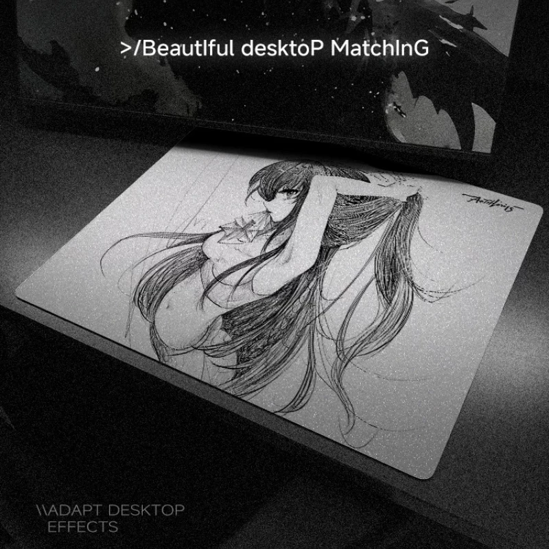 Aetheris Resin Mouse Pad Custom Female Character Pattern Personalized Creative Desk Pad FPS Gaming Mouse Accessory Pad Gifts
