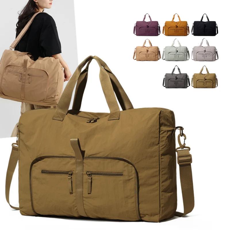 

New Foldable Dry-wet Separation Portable Fitness Bag, Casual Large-capacity Crossbody Bag, Multi-functional Waterproof Travelbag
