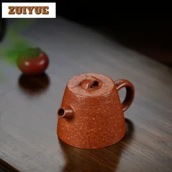 140ml High-end Yixing Purple Clay Teapots Handmade Qin Quan Pot Raw Ore Red Downhill Mud Kettle Chinese Zisha Tea Set Drinkware