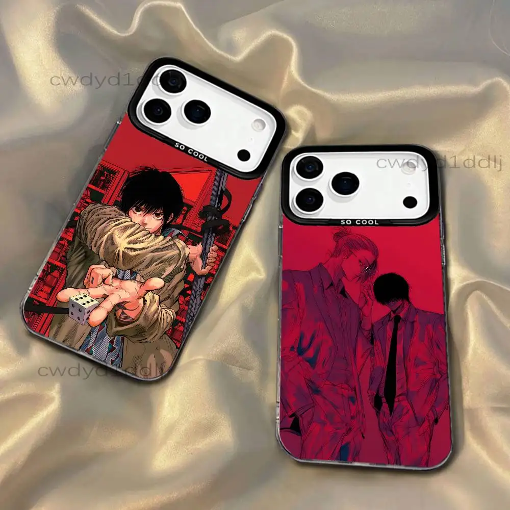 

S-Sakamoto Days Anime Phone Case For iPhone 17,16,15,14,13,12,11,X,8,7,Pro,Max,Plus,SE4,Air,Mini IMD Gray Hard Matte
