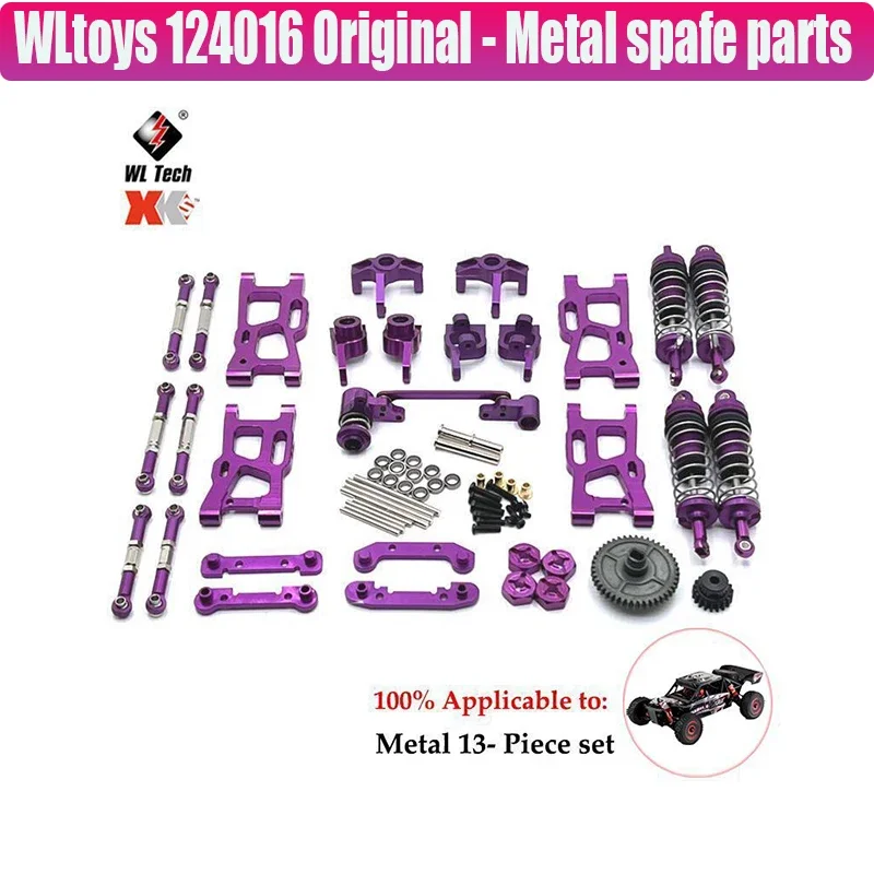 WLTOYS 144001 144002 124016 124016 124017 124019 Metal Retrofit RC Accessories Set  Rc Cars for Adults  Rc Crawler Parts