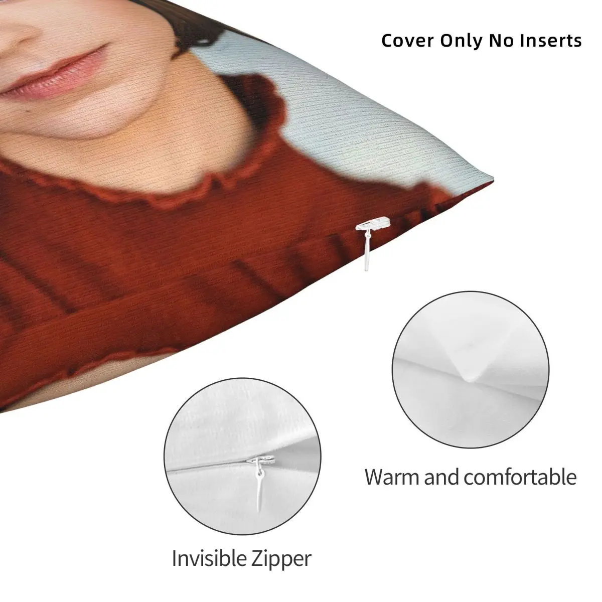 إيما مايرز الممثلة المخدة البوليستر الكتان المخملية الإبداعية البريدي غرفة وسادة القضية بالجملة