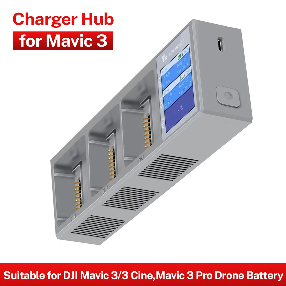per-il-hub-caricabatteria-mavic-3-supporta-l'inserimento-di-3-batterie-per-caricare-il-caricabatterie-con-display-digitale