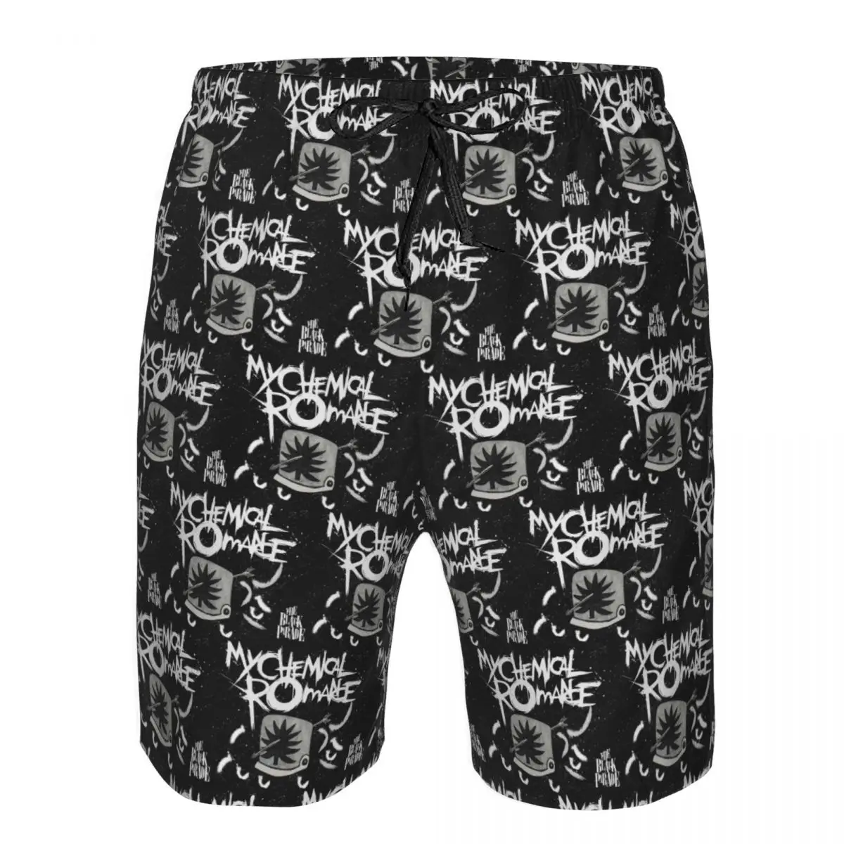 

Mcr Band Punk Rock My Chemical Romance Trunks Beach Board Shorts Casual Quick Dry Swimming Summer Men Pants