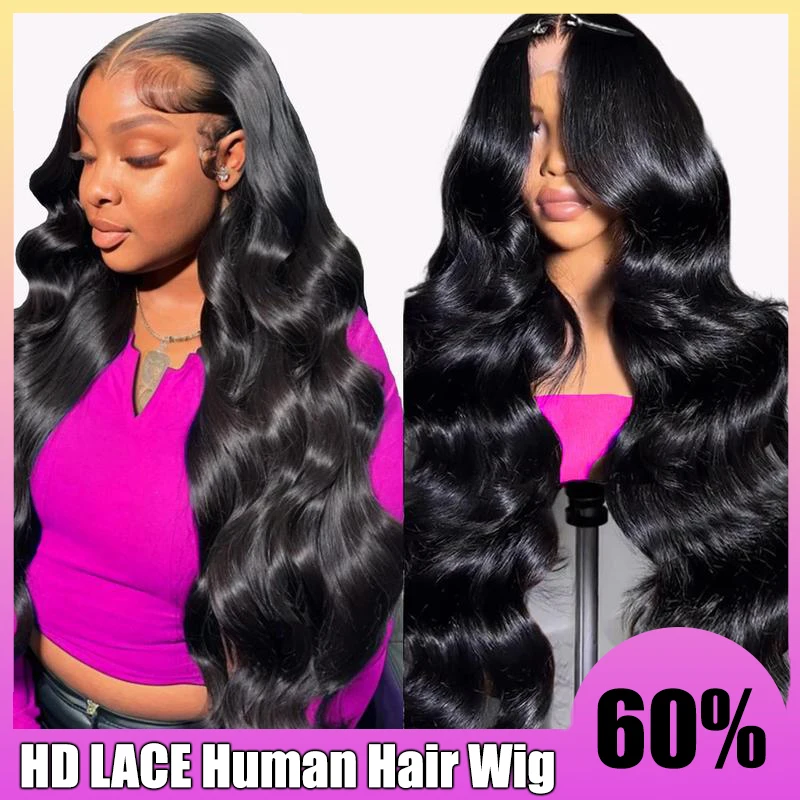 13x6 Lace Front Human Hair Wigs Brazilian Body Wave Lace Front Wig  13x4 HD Lace Frontal Wigs For Women Body Wave Human Hair Wig