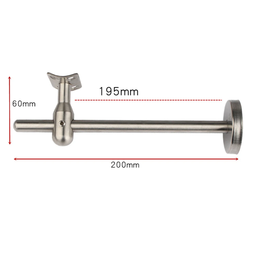 Stainless Steel Adjustable Handrail Bracket For Indoor & Outdoor Safety Home Improvement Hardware Parts For Home