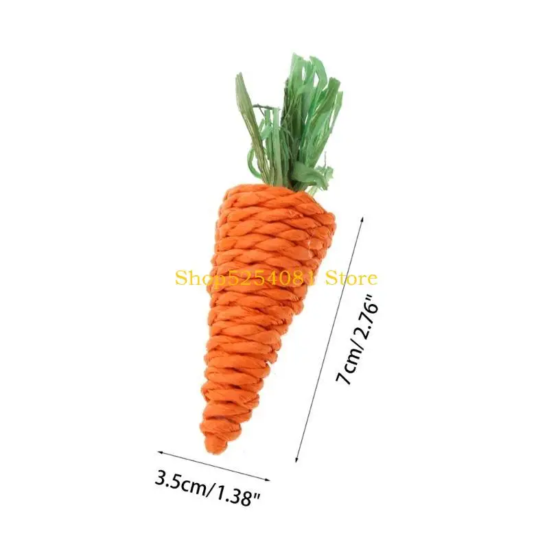 AXYC 5er-Pack Gras-Leckerli, Haustier-Kauspielzeug für Meerschweinchen, Kaninchen, Hamster, Rennmäuse, Kaninchen, natürliches – Detail 6