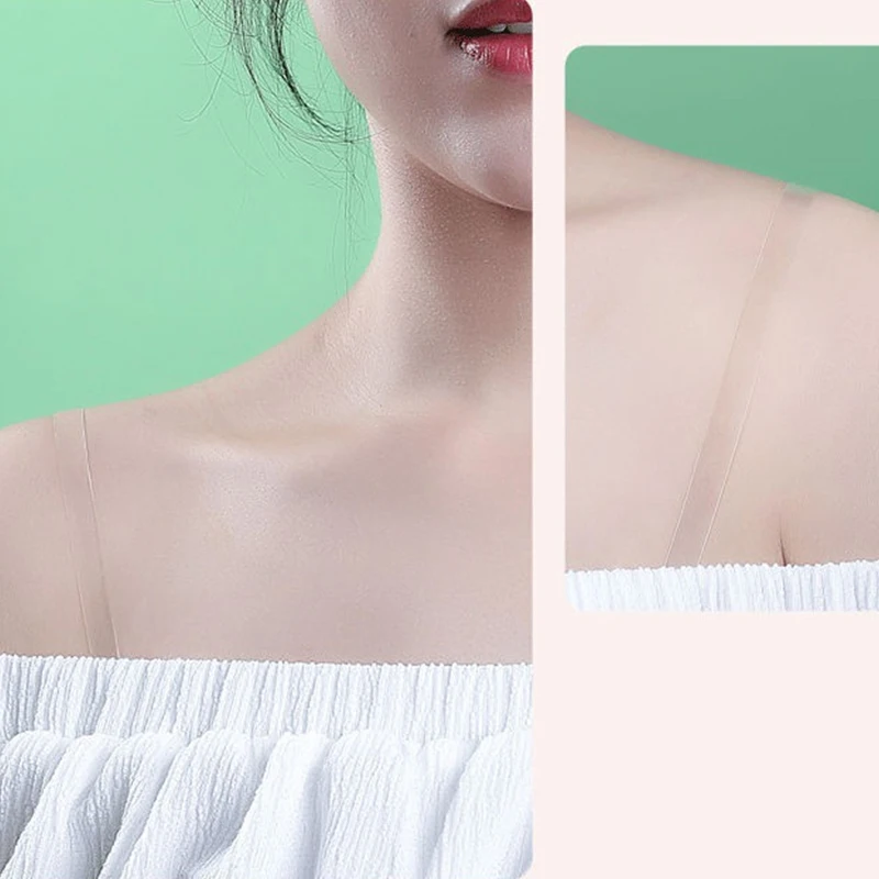 Invisible Transparent Shoulder Straps Non-slip Seamless Bra Underwear Bra Straps