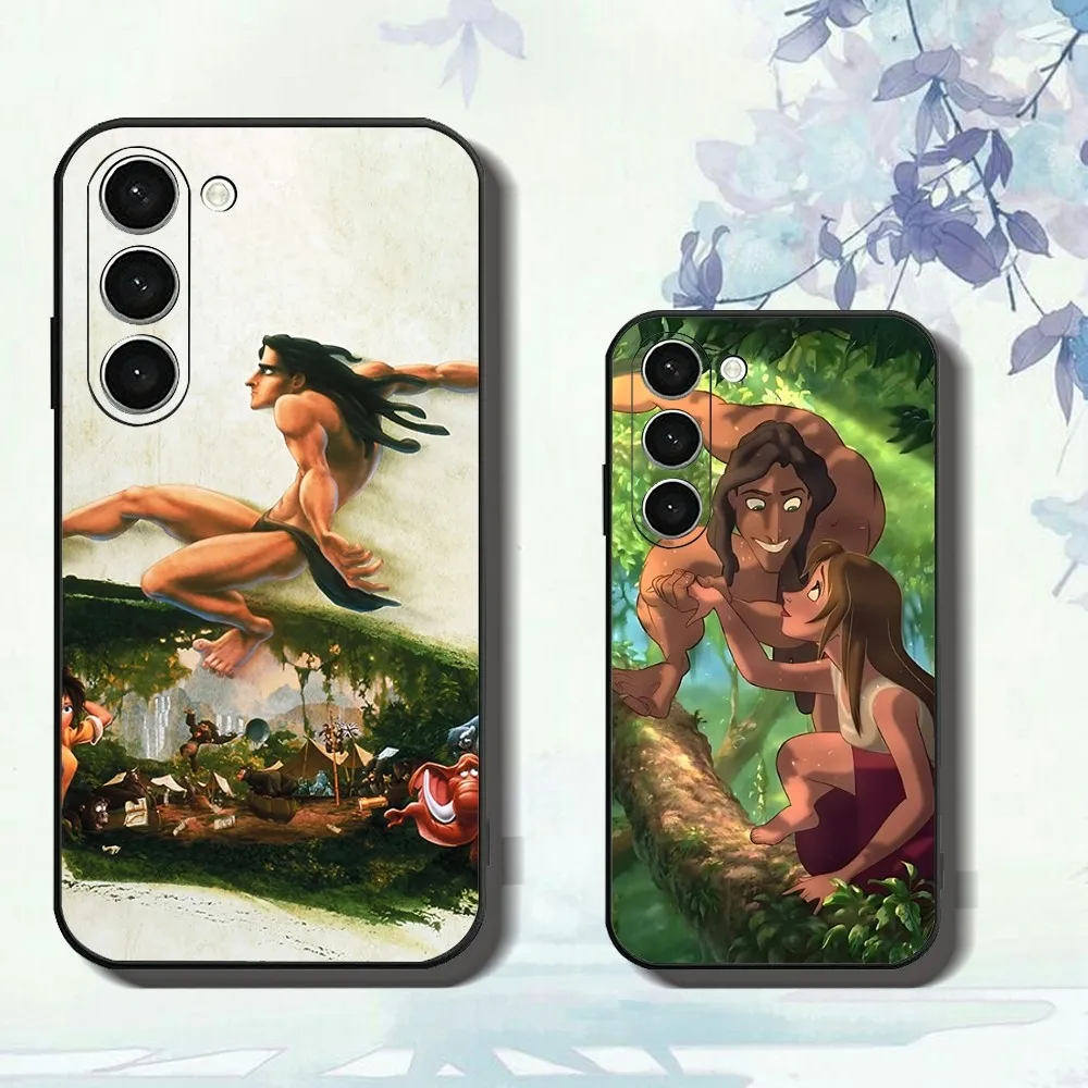 T-Tarzan Phone Case For Samsung Galaxy A52 A12 A51 S21 Edge S22ULTRA S23 S20LITE Plus Ultra Black Cover