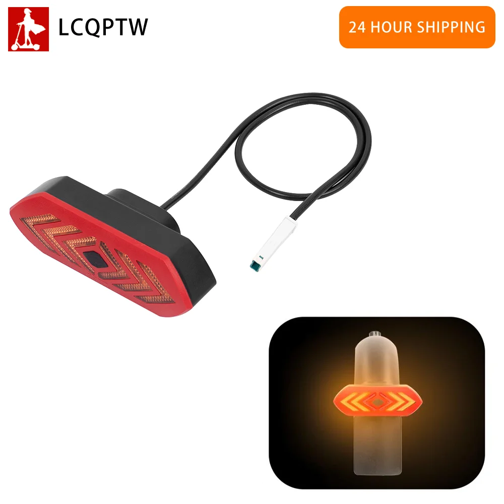 For Electric Scooter Xiaomi Pro 2 Mi3 Rear Fender Turn Signal Light Remote Control USB Rechargeable LED Flashing TailLight