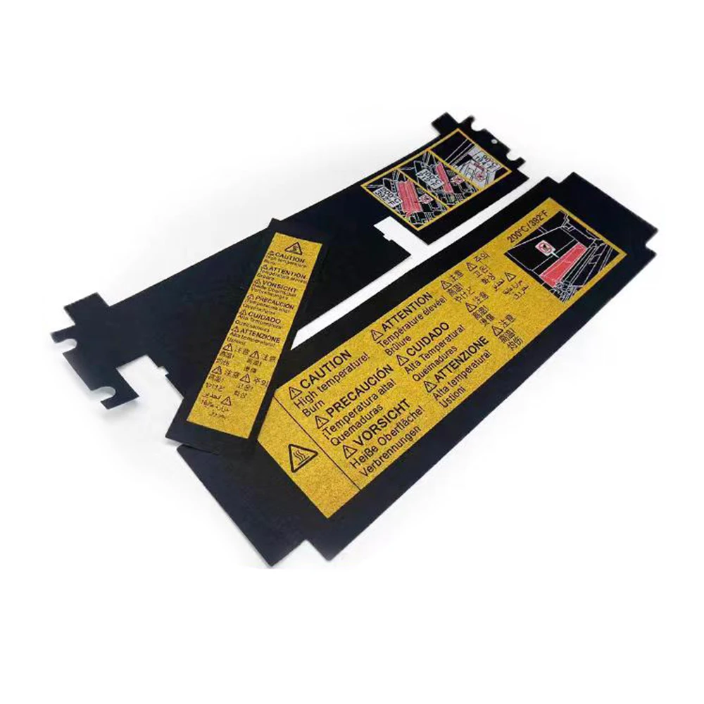 

High Quality Fuser Unit Label for Konica Minolta Bizhub AccurioPress C2060 C2070 Fuser Unit Sticker Thermal Insulation Pad Felt