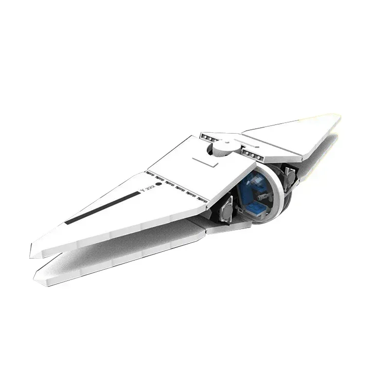 Klocki konstrukcyjne Space Starship Model Moc Mini Y222 Startship Technology Modular Blocks Prezenty Zabawki świąteczne Zestawy DIY Montaż