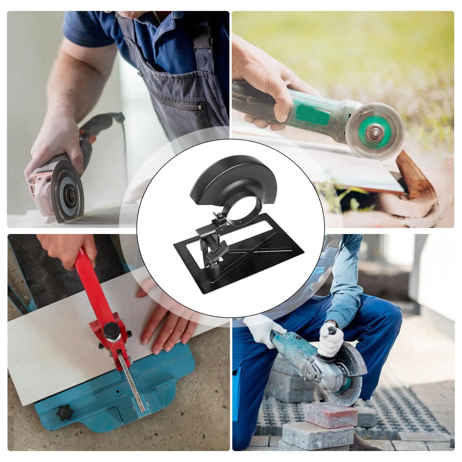 Angle Grinder Bracket Adjustable Protective Shield Cutter Holder For Enthusiasts Professionals Construction Sites Tool