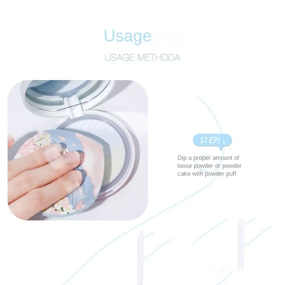 Beauty Fluffy Makeup Puff Soft Dry Wet Dual-use Air Cushion Puff Skin-friendly Hide Pores Cosmetic Puff Makeup Sponge Puff Set