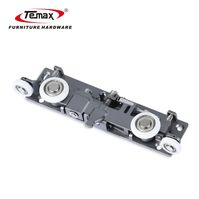 Temax Magic sliding door track wheels 3D Adjustment Soft Closing wardrobe hardware Ghost Door Sliding Door System M973