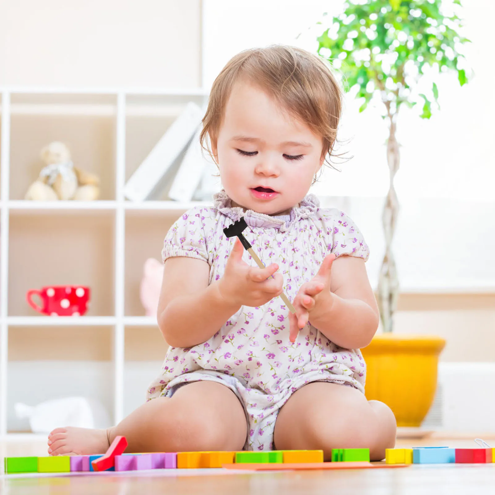 Conjunto de ferramentas de jardim, 4 unidades, mini pá de ancinho, casa de bonecas infantil, acessórios de fazenda, decoração de jardim de fadas, conjunto de jardinagem infantil