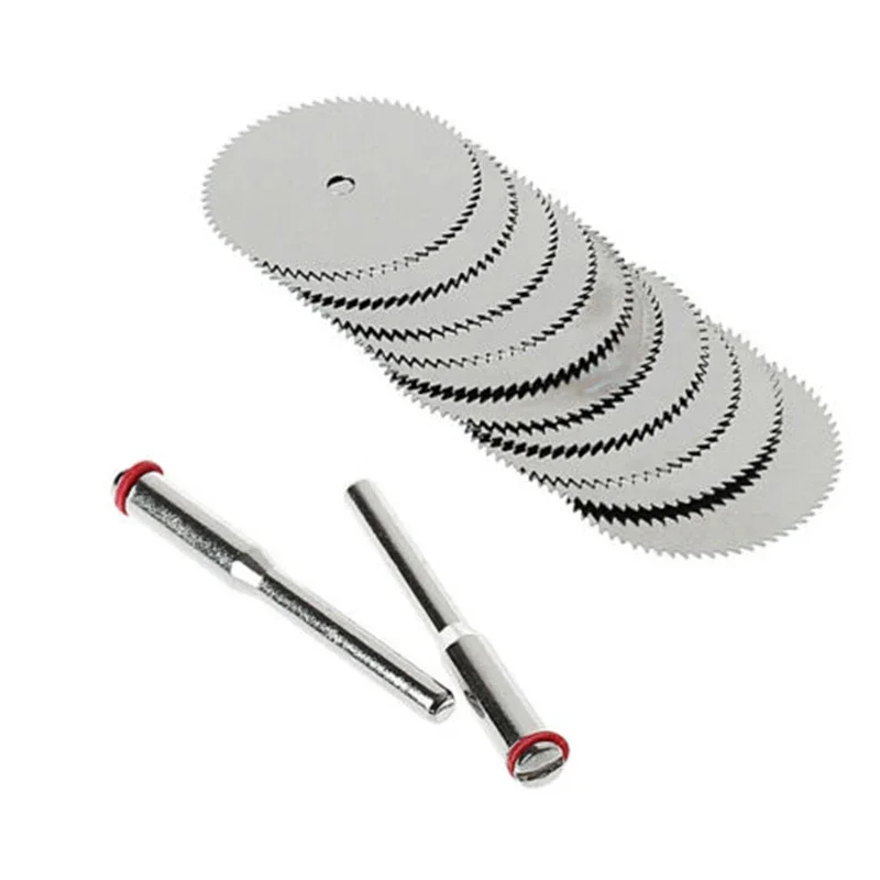 10Pcs 25mm Mini Circular Saw Blade HSS Wood Metal Cutting Disc Woodworking Cutting Tools Power Tool Accessories