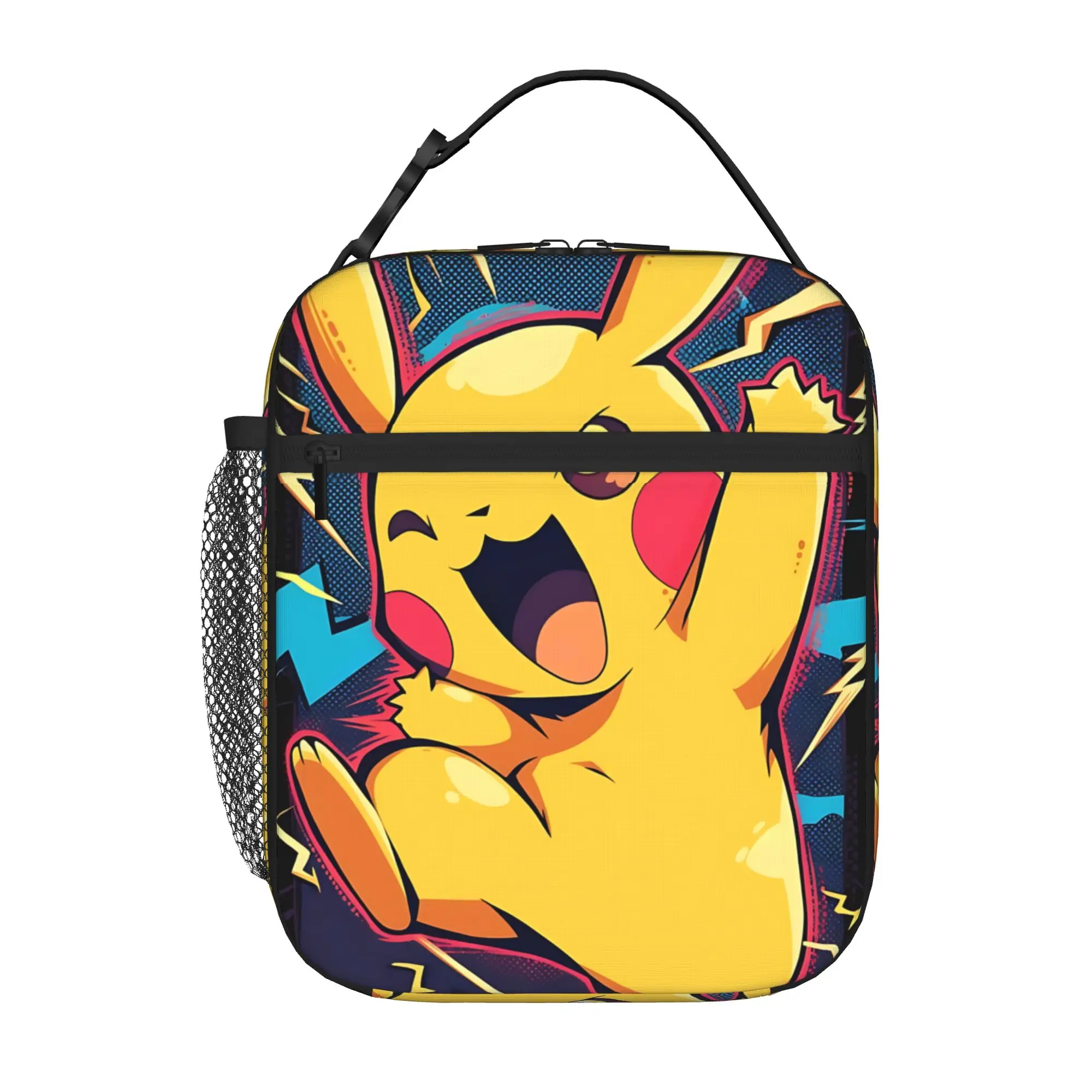 Pokemon Insulated Lunch Bag Meal Pack Rice Bag Pikachu bolsa Student Bento Lunch Handbag Insulation