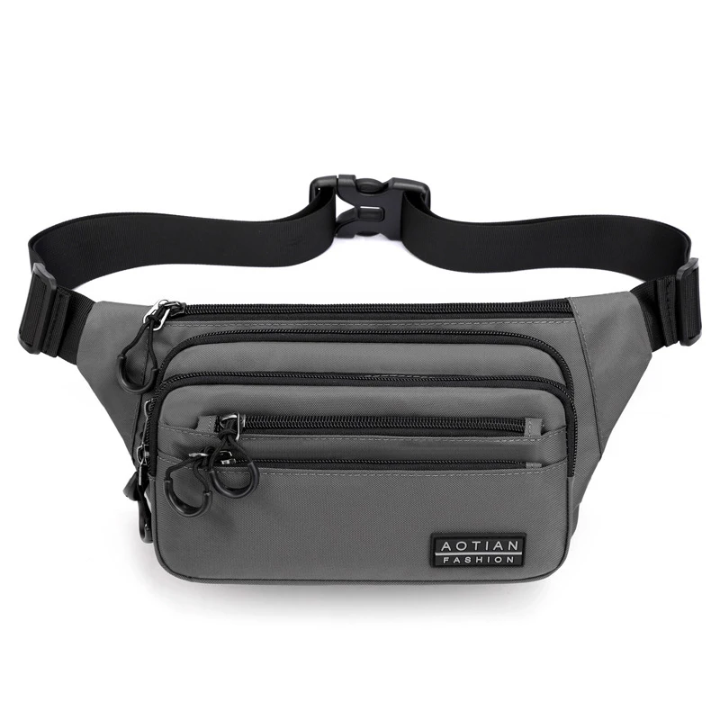 Brand Nylon Waterproof Men's Waist Packs 2022 New Boy Outdoor Travel Waist Bag Unisex Chest Bag Storage Pocket Male Dropshipping