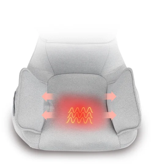 Deep Tissue Kneading Cushion for Massage Chair Seat Cushion Back and Neck Shiatsu Massage Pillow with Heat