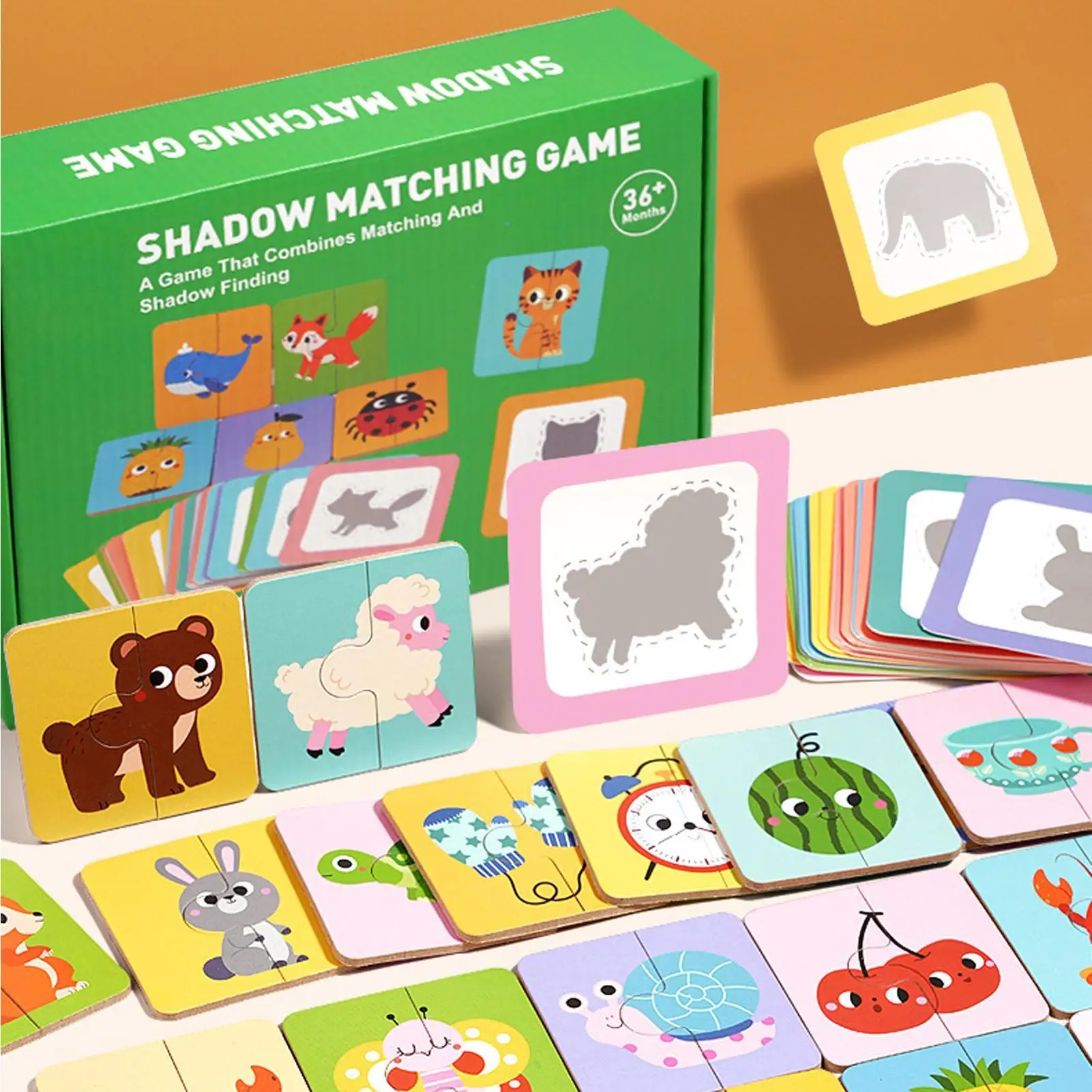 매칭 카드 퍼즐 세트 교육 활동 교실용 장난감 정렬 유치원 보육 여행 유치원 어린이 연령 3+