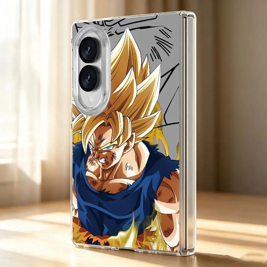 Dragon Ball Anime Cool Transparent Soft Phone Cover Case for Samsung Galaxy Z Fold 8 ZFold8