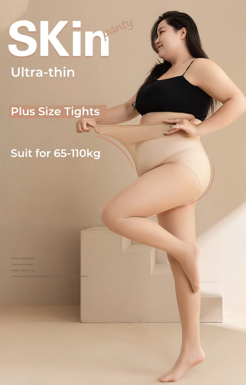 110 كجم النساء حجم كبير الجوارب الصيفية المضادة للربط المسيل للدموع مقاومة سوبر مطاطا جوارب طويلة من النايلون عالية الخصر حجم كبير شير تخزين