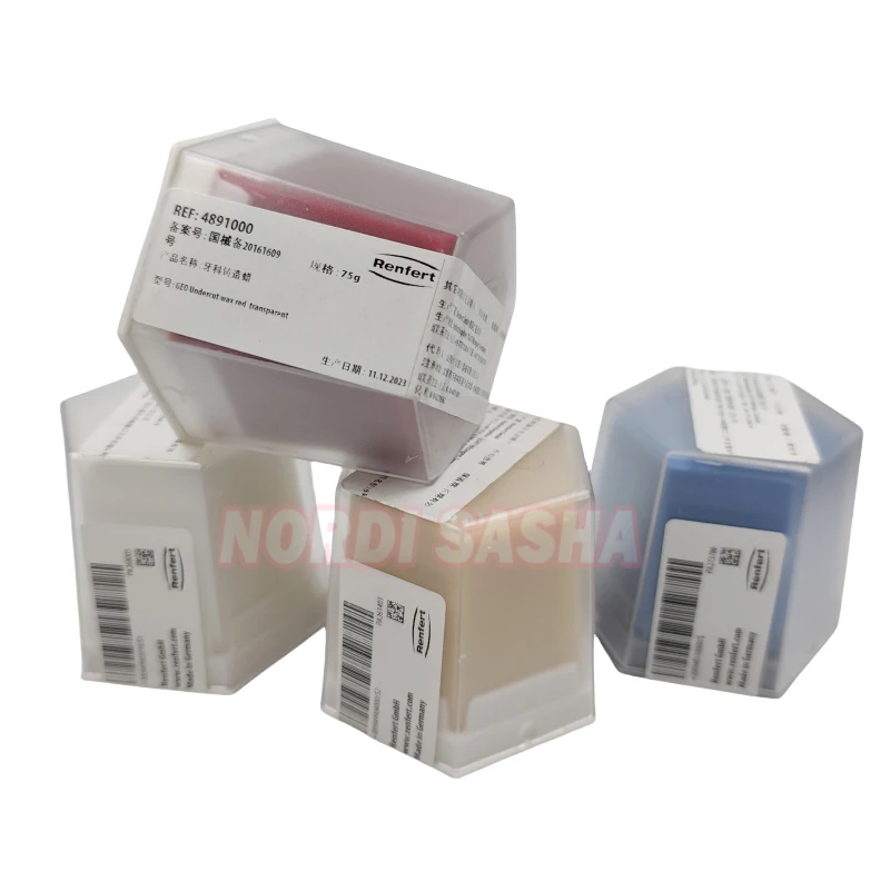 75g Renfert corona y puente cera GEO modelado clásico inmersión especial escultura Dental bloque de cera modelo