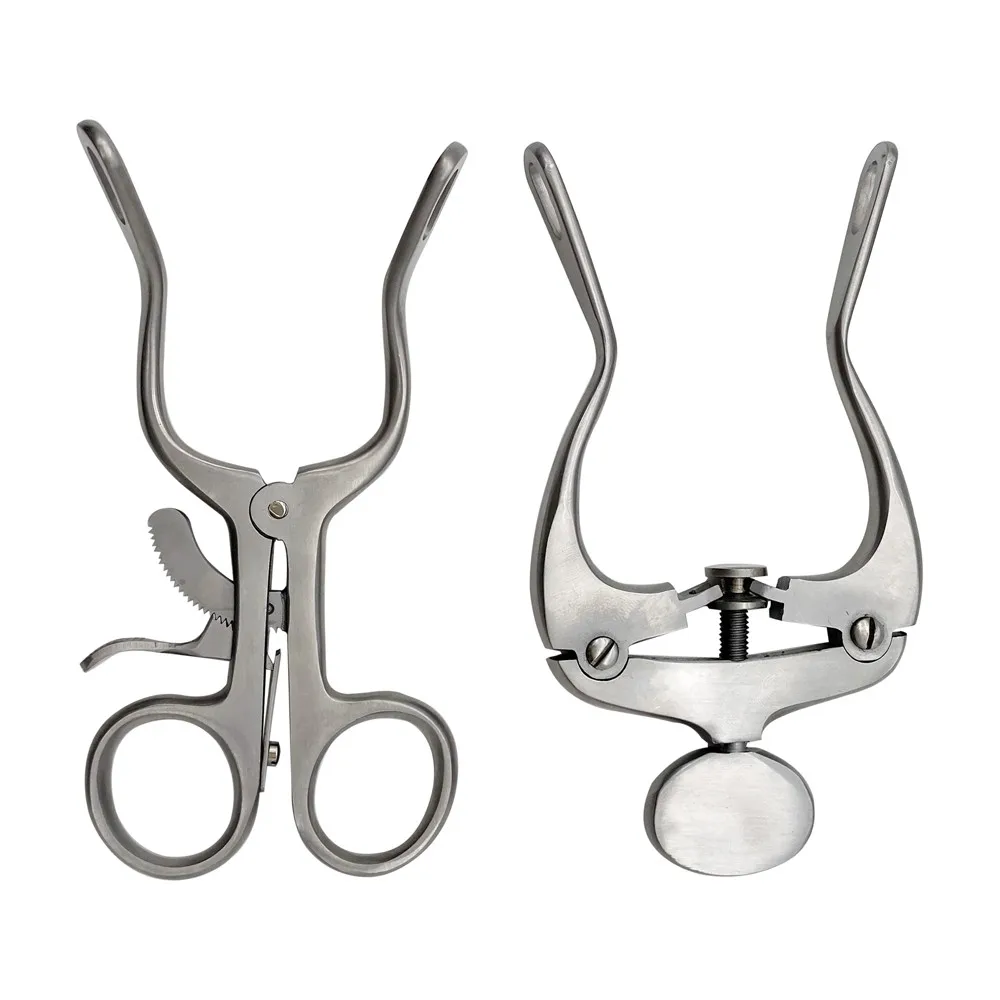 Stainless Steel Rodent Pet Mouth Opener Oral Exams for Cat Rabbit Hamster Pet Cheek Dilator Autoclaveable