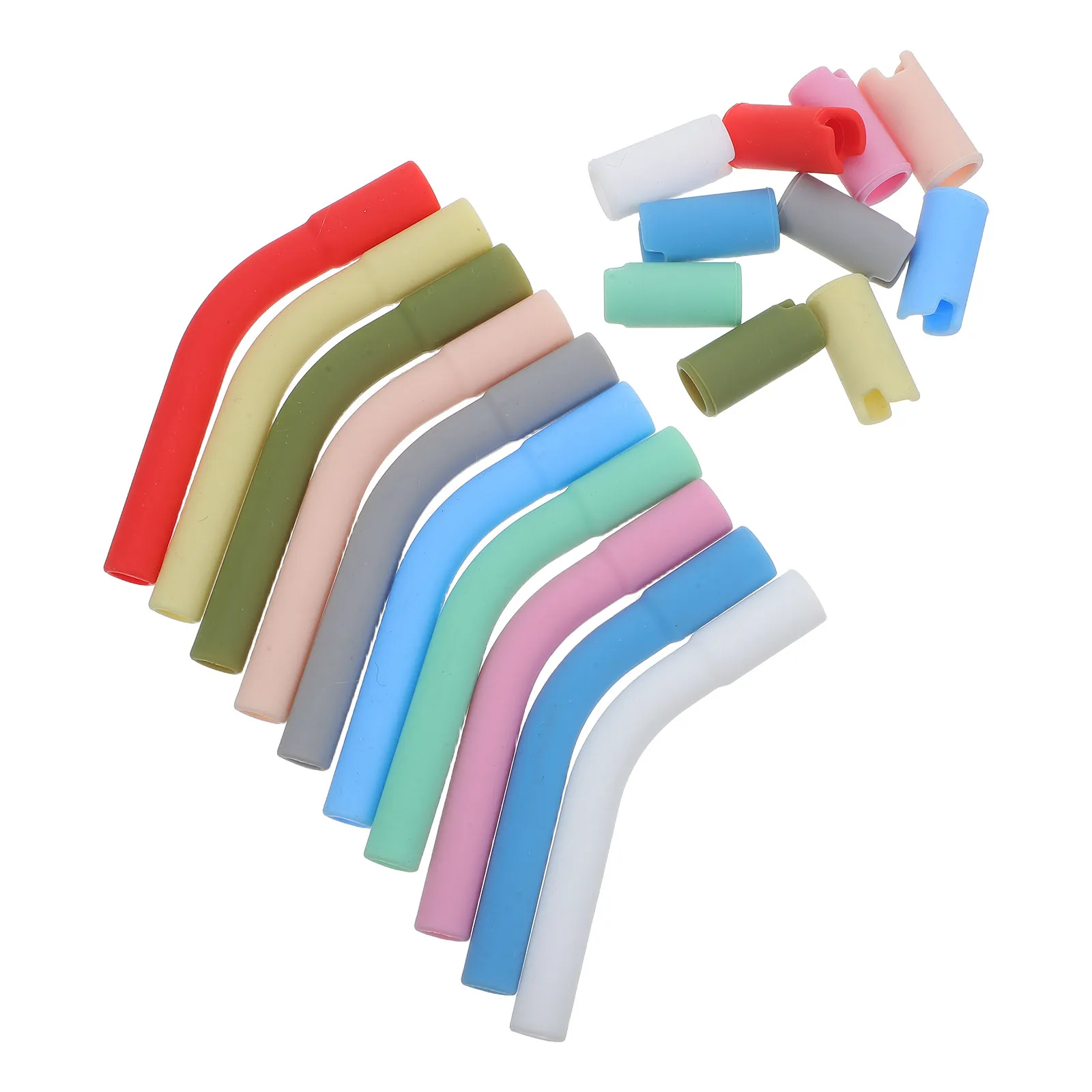 

Набор из 10 силиконовых насадок-колпачков для соломинок, многоразовые, гибкие, мягкие, для металлических стаканов диаметром 8-10 мм
