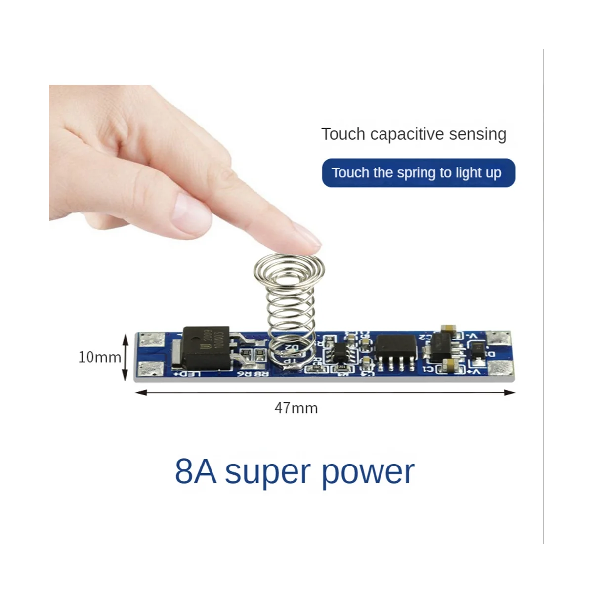 5V-24V 8a intelligentes intelligentes LED-Licht dimmer kapazitives Sensor modul PCBALed Dimm steuerung Touch-Schalter